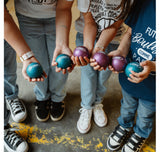 Boules Obut Enfant Indoor Outdoor bleu pailleté