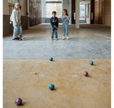 Boules Obut Enfant Indoor Outdoor bleu pailleté
